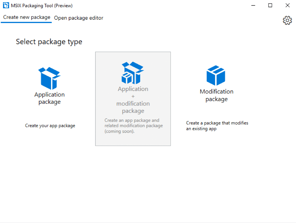 MSIX packaging tool preview