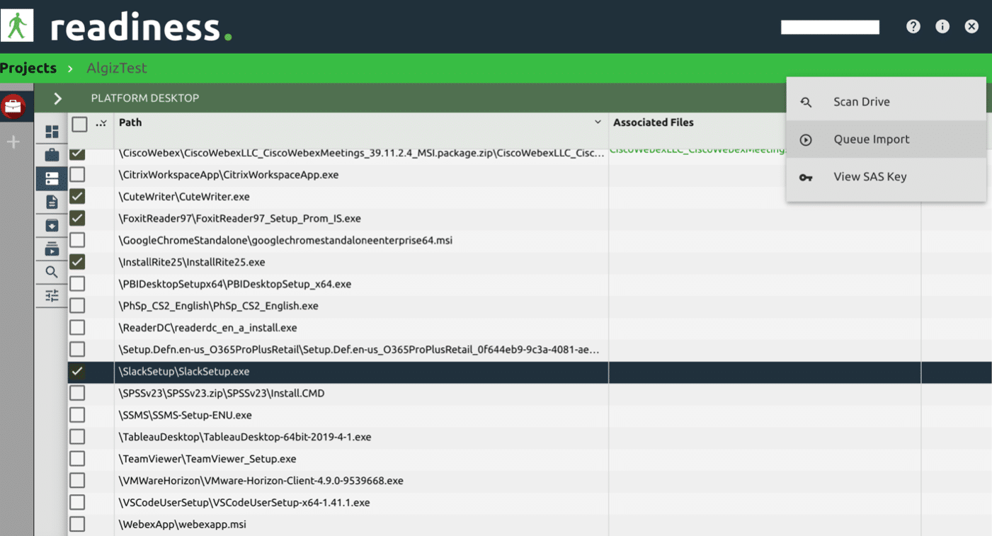 Application Readiness Queuing