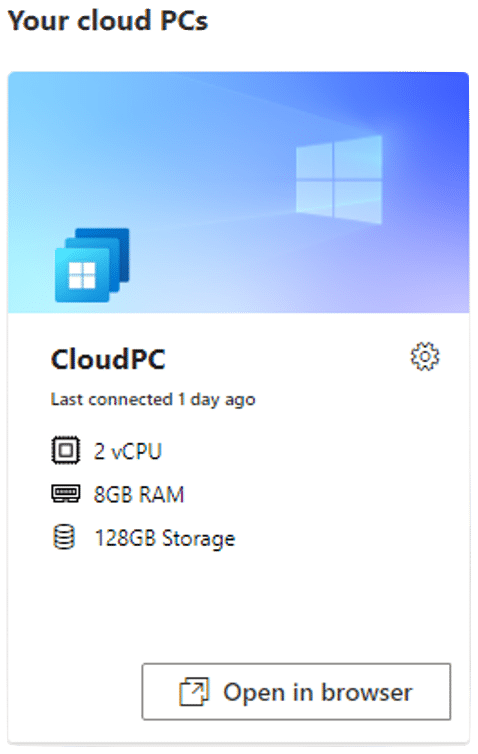 Windows 365 Cloud PC v2